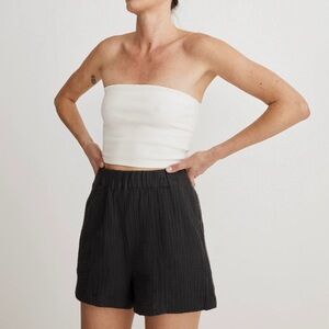 ⭐️NEVER WORN⭐️ Madewell Black Easy Pull-On Shorts